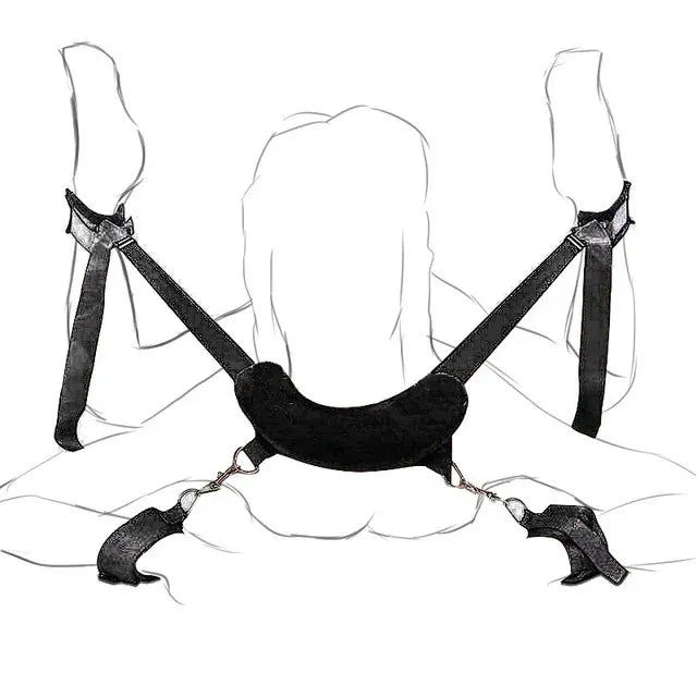 Bondagesett med Hånd- og Fotmansjetter