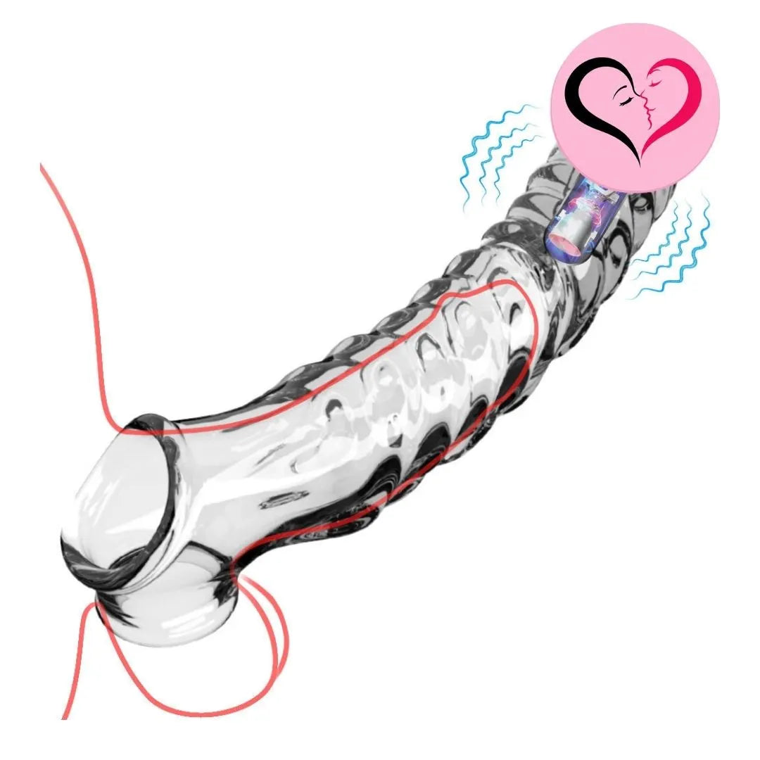 DuoExtend Vibrerende Penisforlenger – 20 cm