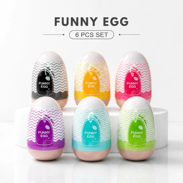 Funny Egg 6-pack Masturbator