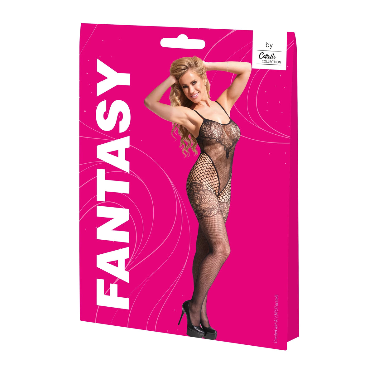 Fantasy by Cottelli Skrittløs Catsuit