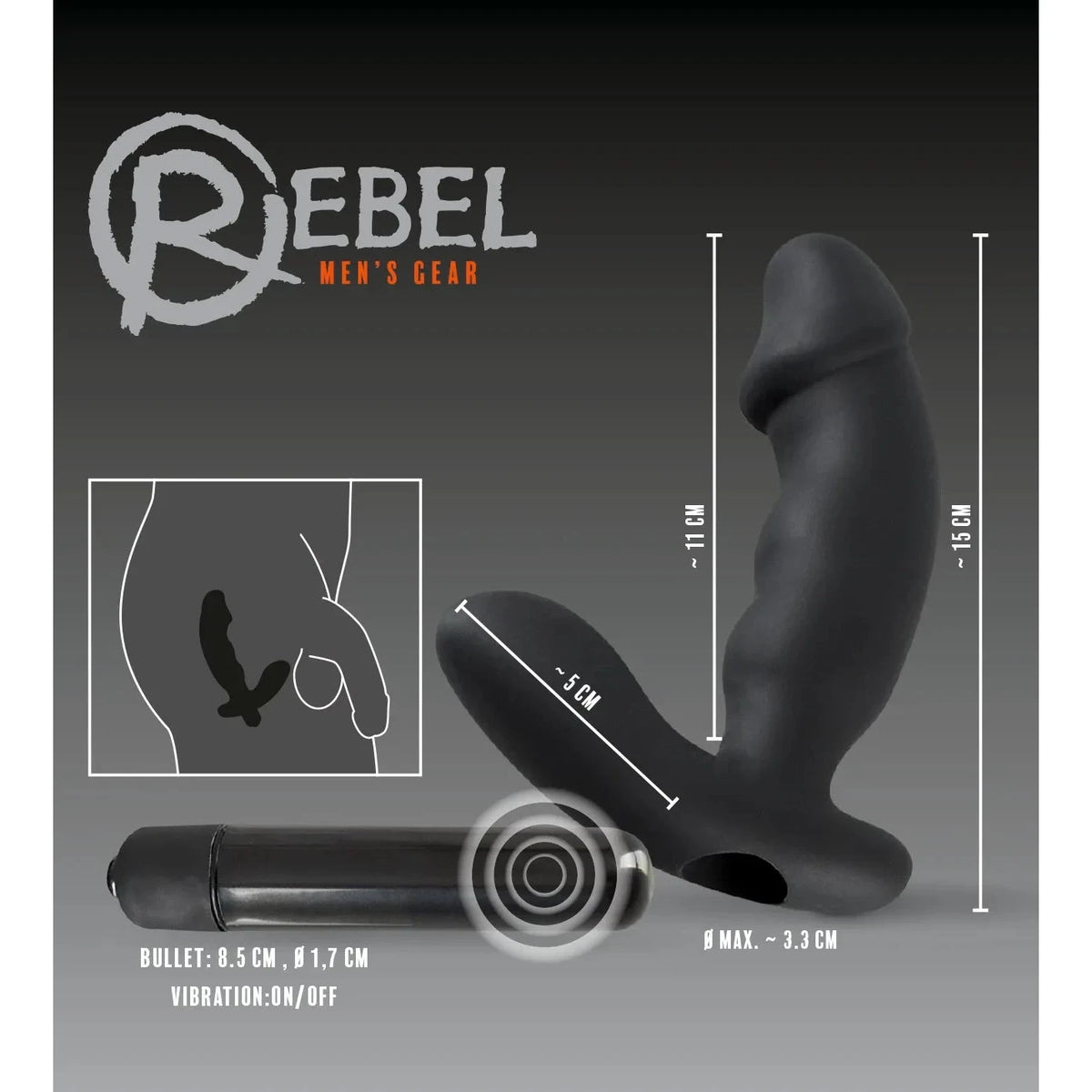 Rebel Prostata Vibrator