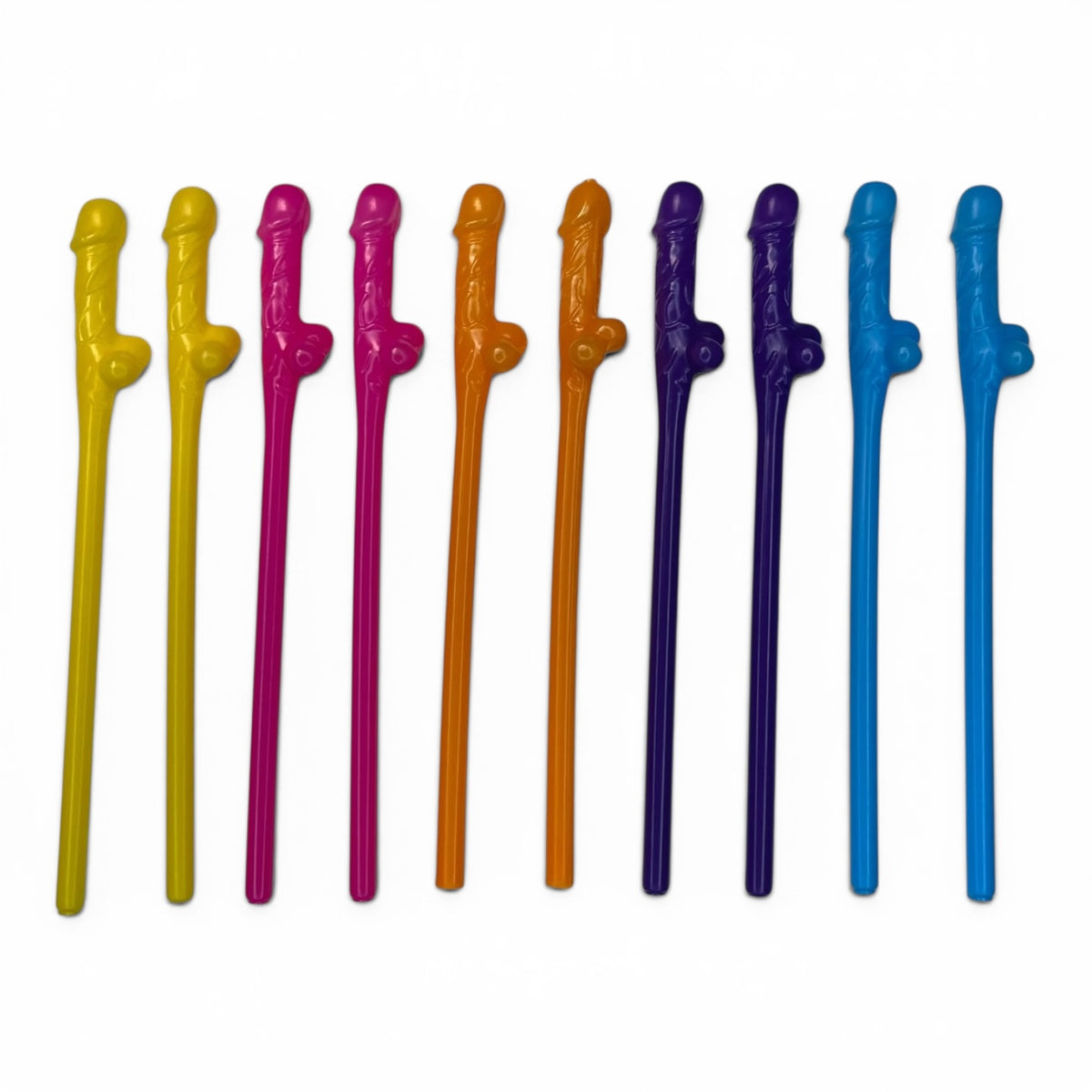 Festlige Penissugerør 10pk
